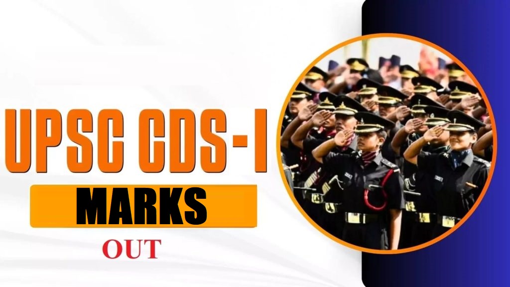 UPSC CDS I Marks 2025