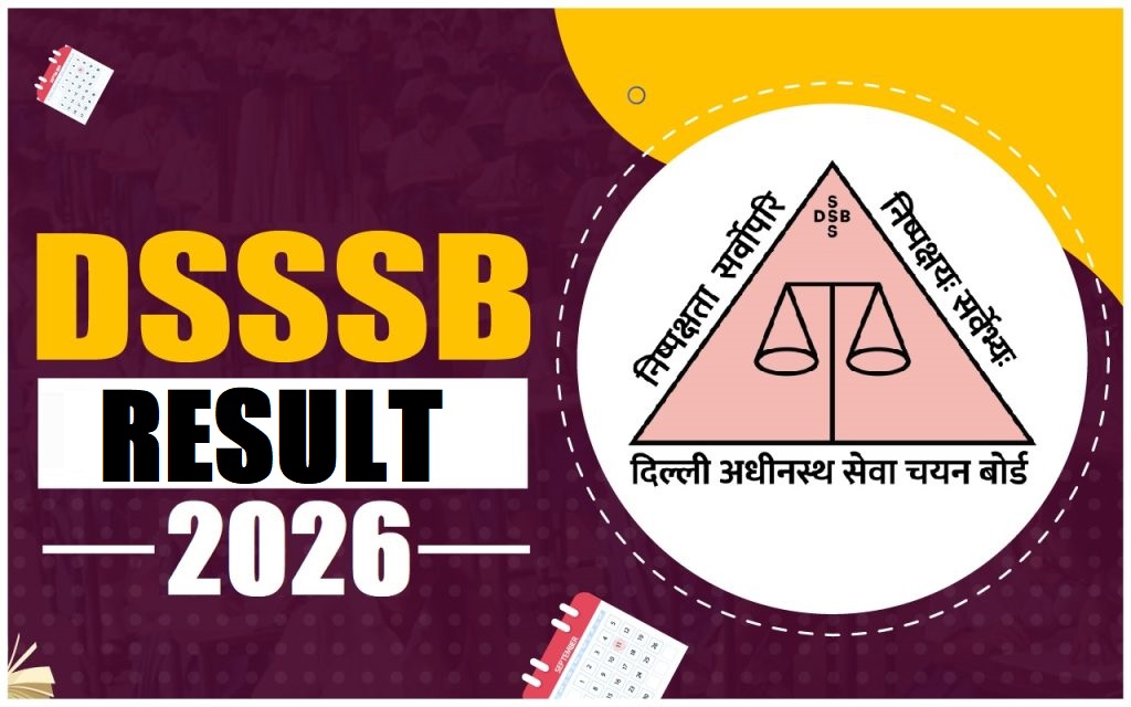 DSSSB Various Post Result 2026