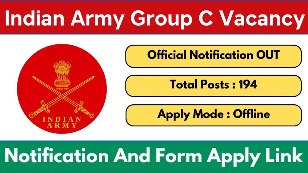 Indian Army DG EME Group C Recruitment 2025