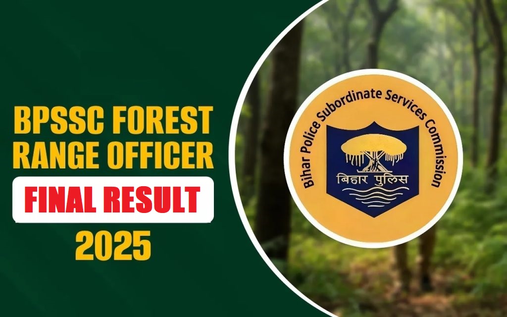 BPSSC Bihar Police Range Officer of Forest Final Result 2026
