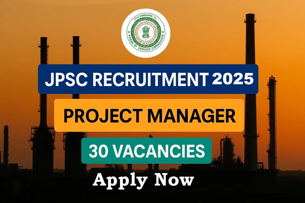 JPSC Project Manager Recruitment 2025 | Apply Now