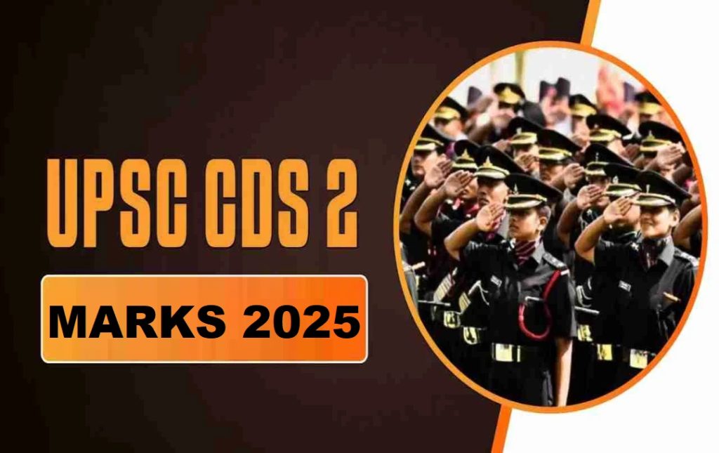 UPSC CDS II Marks 2025